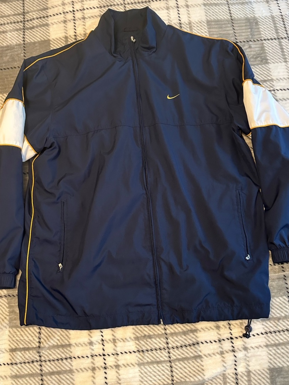 Y2K Nike Windbreaker Jacket Michigan Wolverine Colorway Men’s Size XL